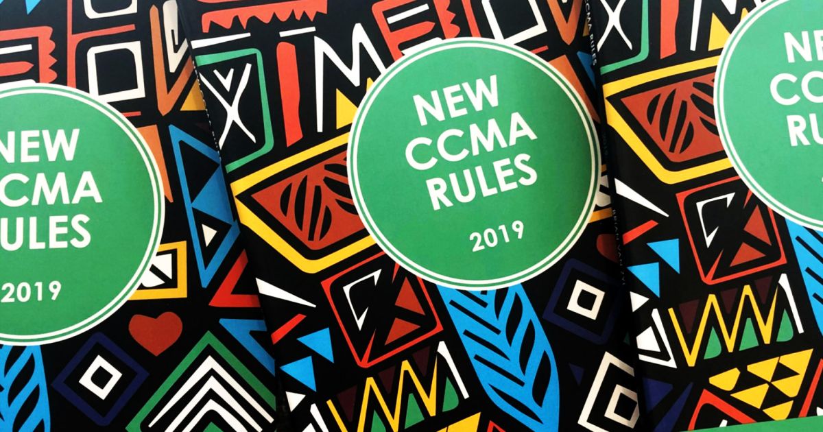 CCMA Rules Including Rules of Various Courts