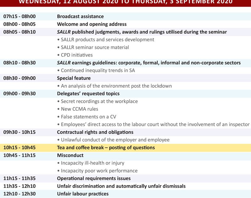 Programme